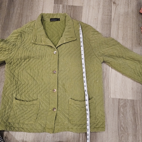Cut Loose Olive Quilted Utility Jacket - Picture 7 of 9